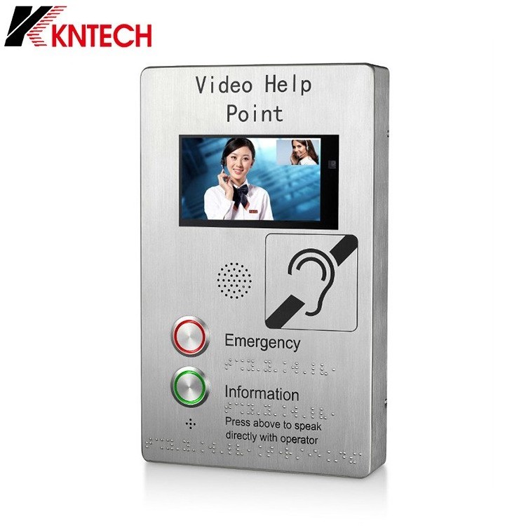 KNTECH KNZD-60 Clean room Audio and video entry door phone systems over VOIP CE with camera