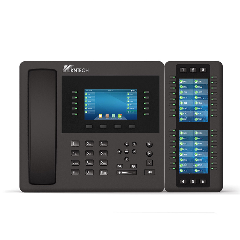 VOIP Phone Desk Telephone IP Phones for Office Control Room KNTECH KNPL-700Plus