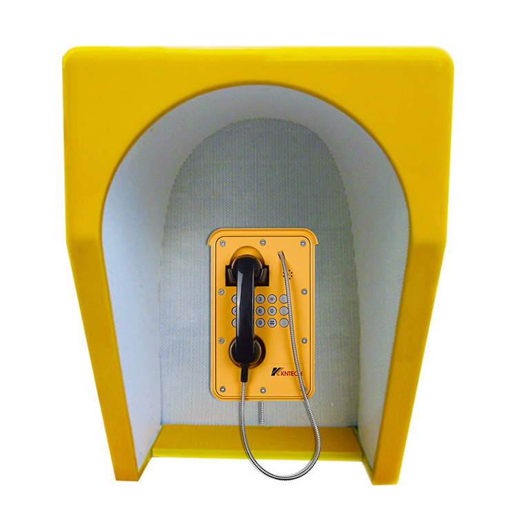 Outdoor Acoustic Cabin Telephone Hood Soundproof Noise Reduction Phone Cabinet Antique Telephone Booth