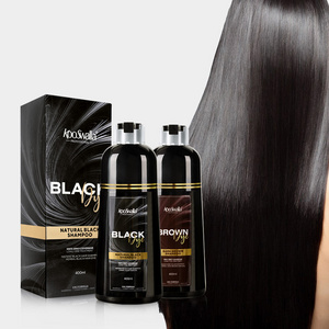 Hair Color Shampoo Kooswalla High Quality Home Use Fast Ammonia Free Black  Hair Dye Shampoo