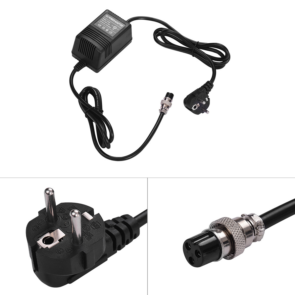 AC Power Adapter Mixing Console Mixer Power Supply 17V 420mA 3-Pin Connector 220V Input EU Plug