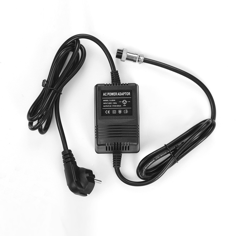 AC Power Adapter Mixing Console Mixer Power Supply 17V 420mA 3-Pin Connector 220V Input EU Plug