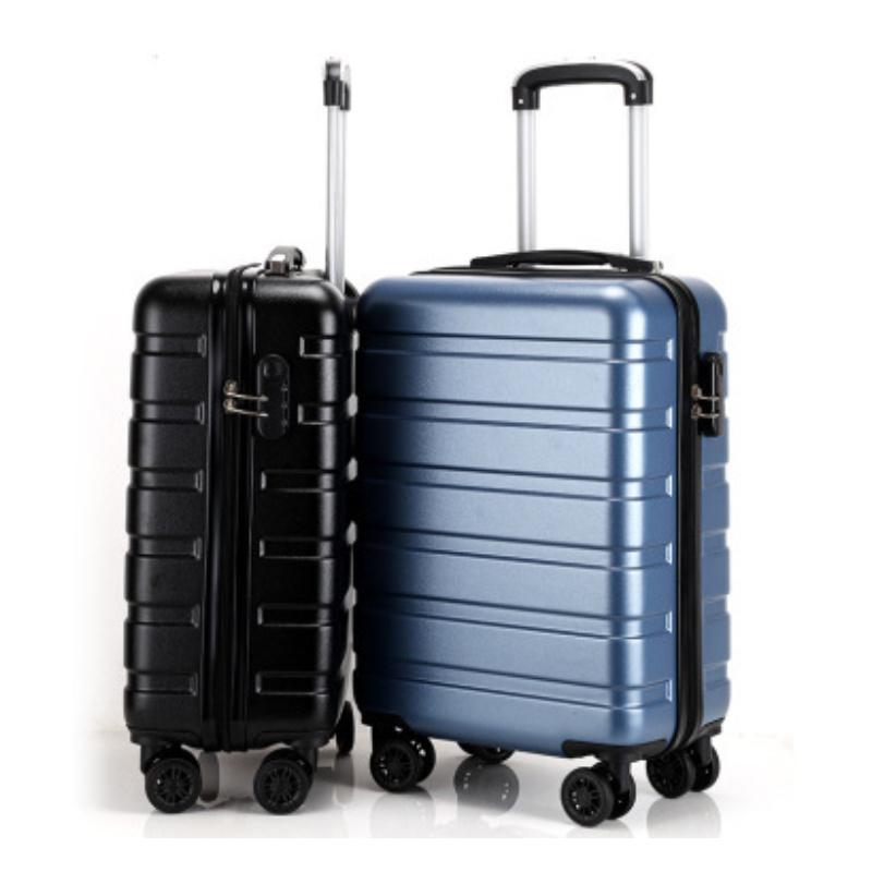 Koowo wholesale 360 rolling trolley luggage sets ABS PC hard shell suitcase set travel luggage bag set