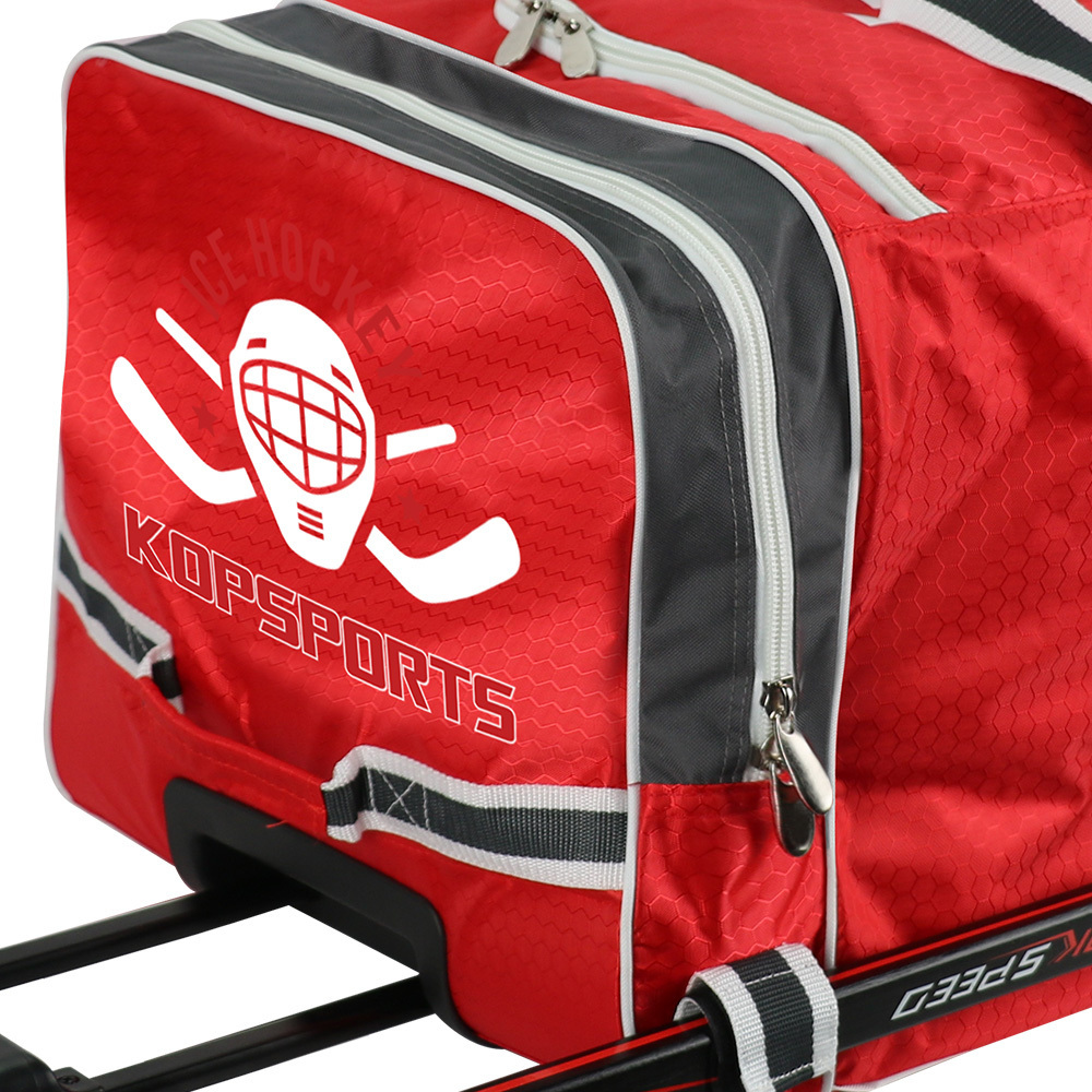 Kopbags Custom Heavy Duty Field Hockey Stick Duffle Bag Hockey Bag on Wheels