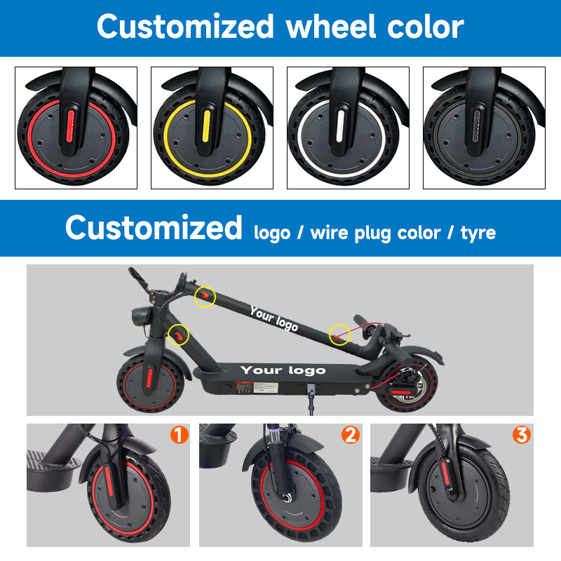 Dropship 8.5Inch 350W 2 Wheel Electric Kick Scooter Escooter china Warehouse Roller E9D Folding Electric Scooter Warehouse