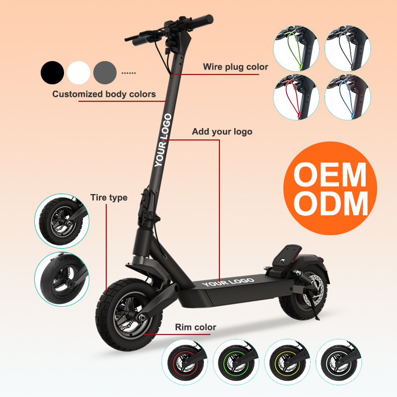 2024 new model 500/800w powerful motor aluminum alloy off-road scooter E9GMAX adult folding mobility electric scooter