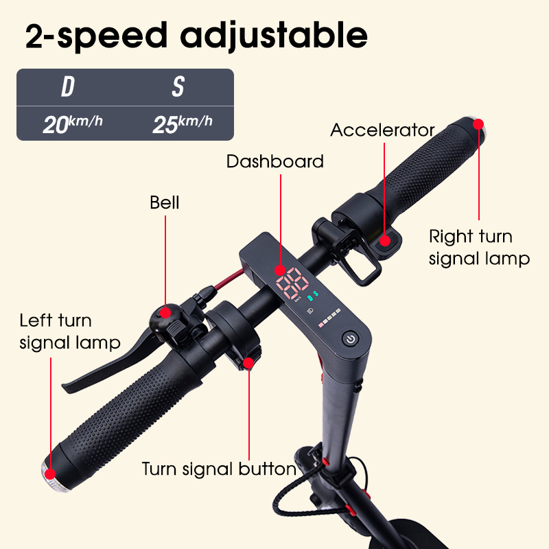 Kepow 350w motor 8.5 inch honeycomb tire citycoco scooter E9pro lightweight folding adult mobility electric scooter customized