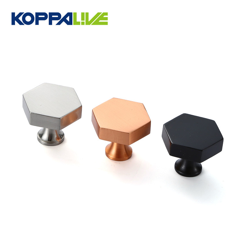 Modern furniture hardware satin nickel kitchen knurled knobs handles rose gold brass cabinet door drawer knobs