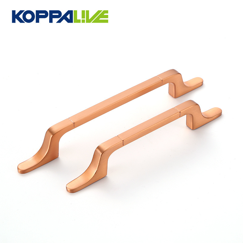 Koppalive brass cabinet knob drawer pulls furniture hardware knurled rose gold handles for kitchen cabinets