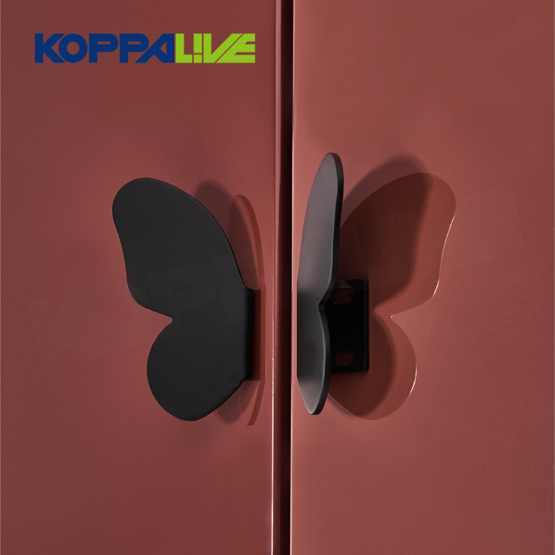 Koppalive Solid Brass Butterfly Animal Cabinet Knobs Pulls Handles Decorative Cupboard Handles for Furniture