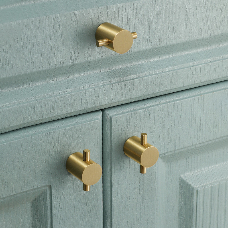 Koppalive Top Quality Unique Mini Antique Copper Brass Furniture Kitchen Cabinet Handles Knobs for Kids