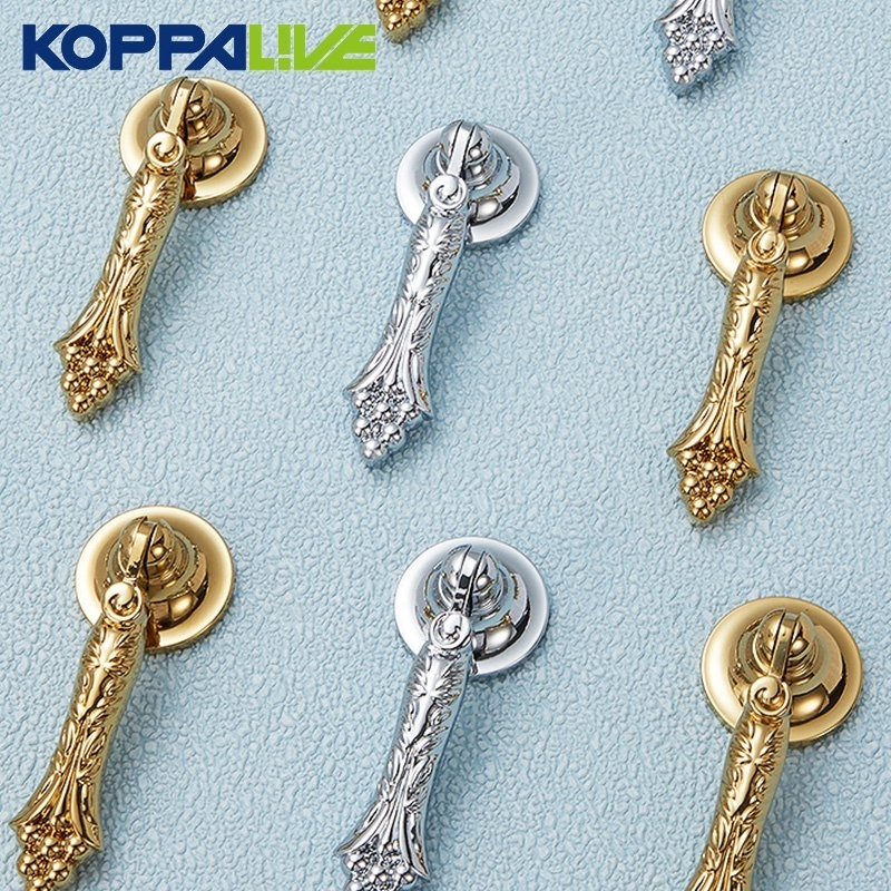 Brass Drop Knobs Ears of Wheat Farmhouse Decorative Pendant Pulls for Kitchen Cabinet Hardware Dresser Pulls Gold Drawer Handles