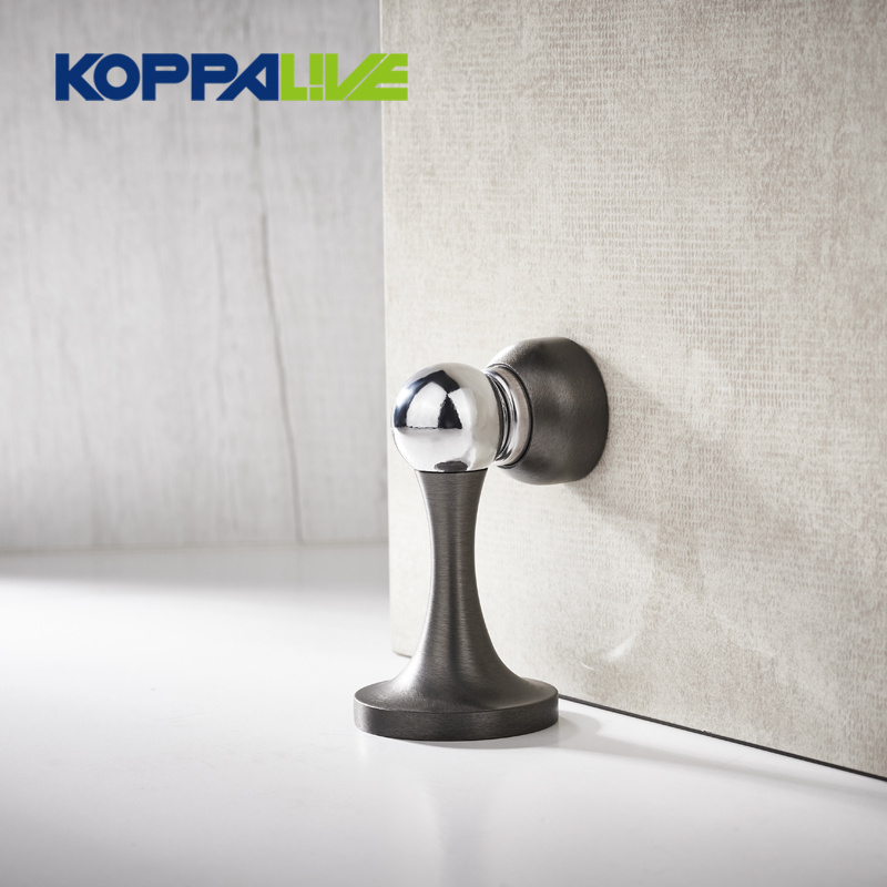 Koppalive brass bedroom door stops heavy duty door holder copper floor magnetic under door draft stopper