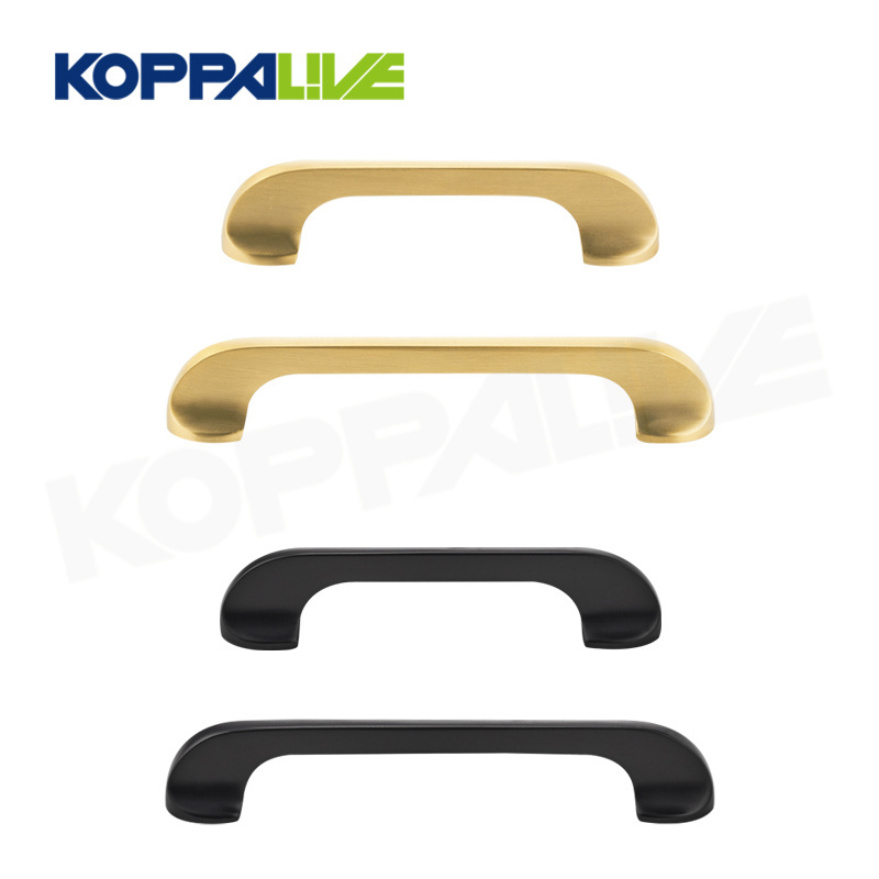 Koppalive Nordic brass modern cabinet pulls 5 inch cupboard handle european decorative wardrobe door drawer handles