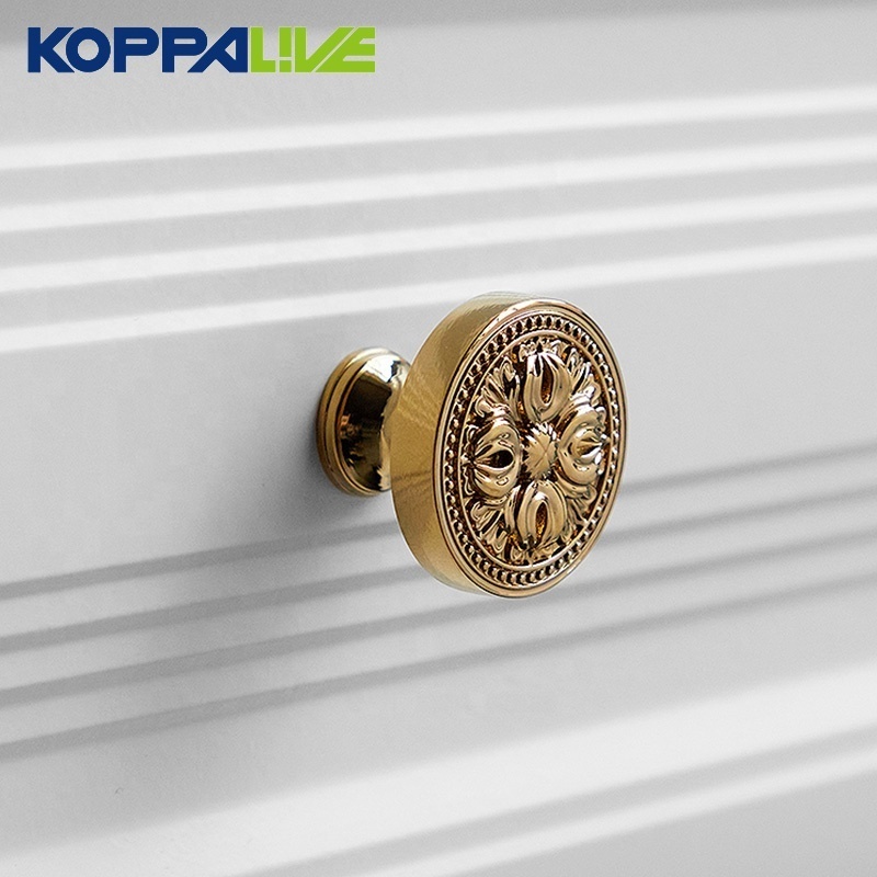 Luxury Solid Brass Carved Chrome Silver Gold Mirror Wardrobe Door Kitchen Cabinet Hardware French Dresser Drawer Handles Knobs