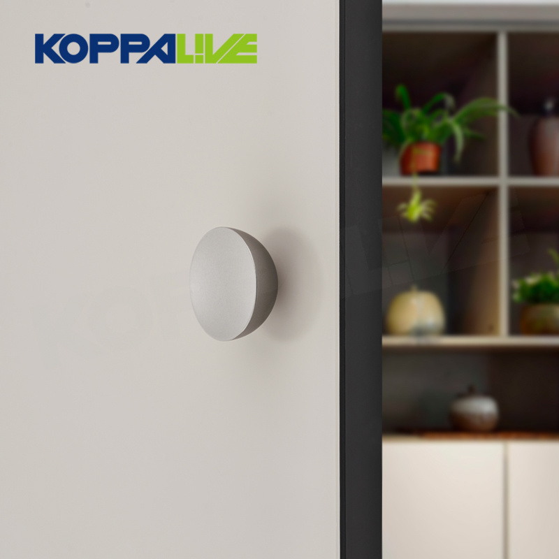 Koppalive round concave surface furniture cabinet knob handle solid brass cupboard drawer knobs