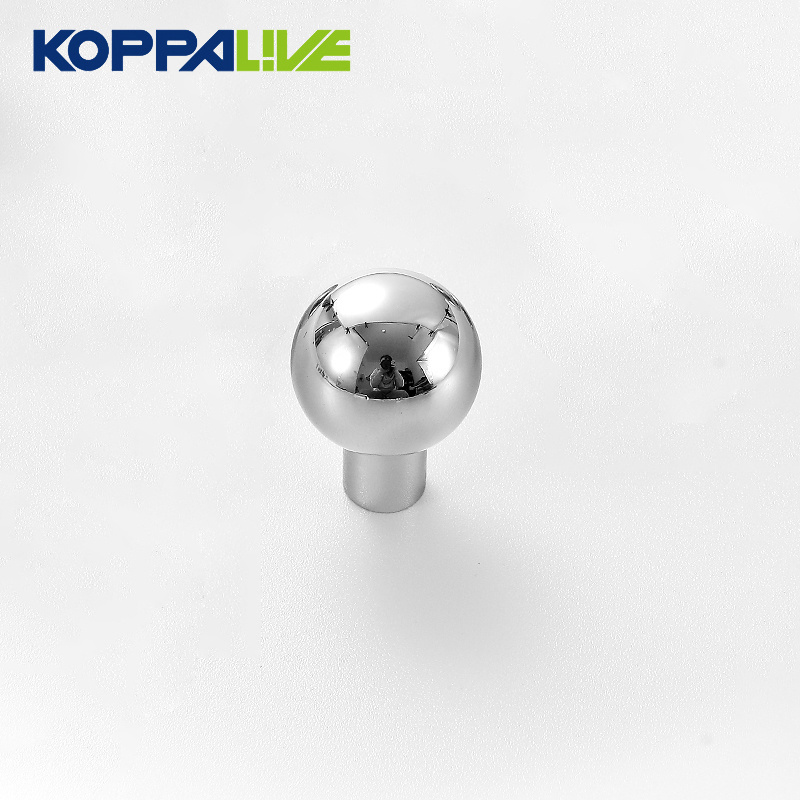 Koppalive chrome cabinet knobs brass copper drawer handles cupboard pulls and knob with backplates