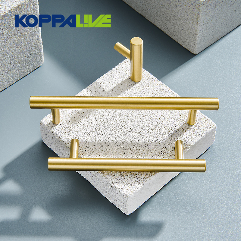 Koppalive Brass Furniture Handles Knobs 1000mm Rural Cupboard Drawer Cylinder Black Gold Long Cabinet Door Pulls