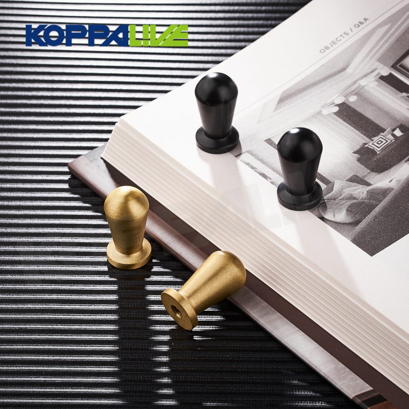 Koppalive Furniture Brass Gold Kitchen Bedroom Drawer Los muebles con Shoe Cabinet Small Round Knobs Handles Pulls