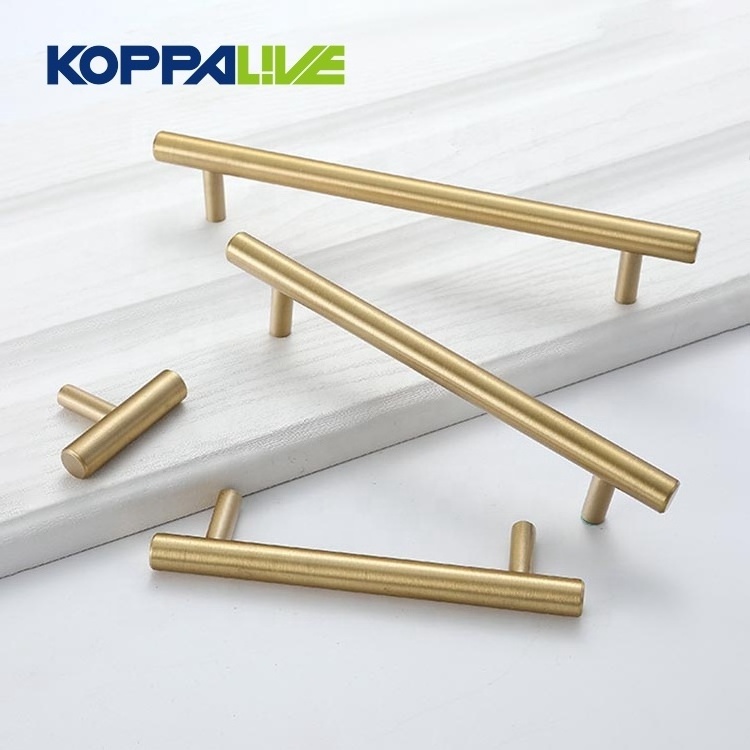 Koppalive Brass Furniture Handles Knobs 1000mm Rural Cupboard Drawer Cylinder Black Gold Long Cabinet Door Pulls