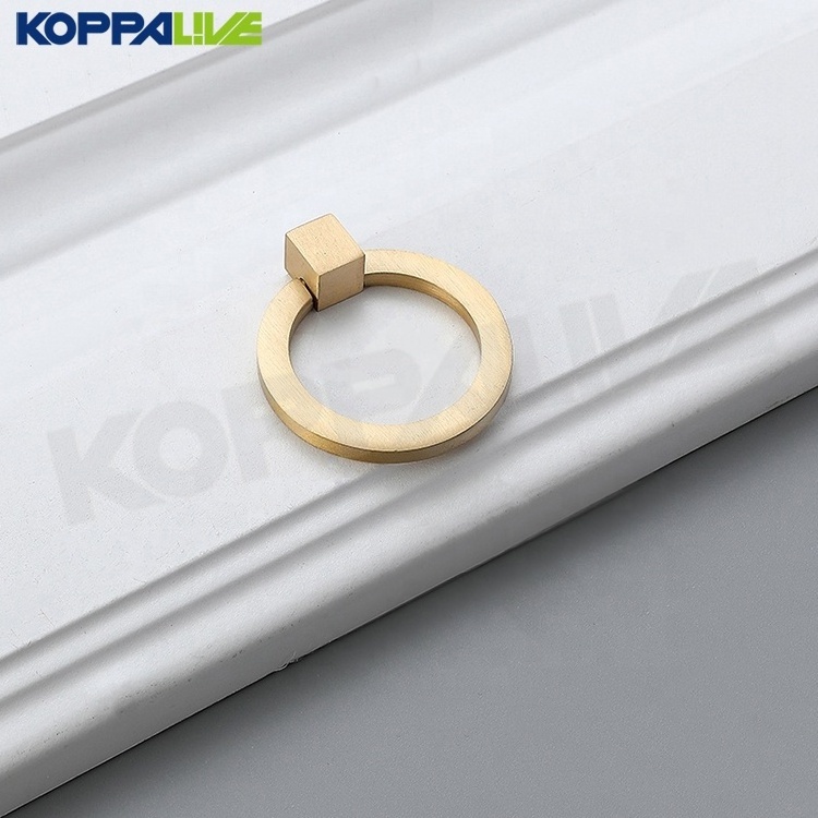 Koppalive Bedroom Cabinet Hardware Dresser Drawer Knobs Gold Brass Kitchen Handles Pulls