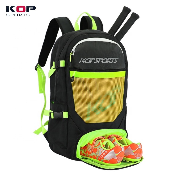 2021 KOP SPORTS Waterproof  Tennis Bag Backpack Large Capacity With Shoe Compartment