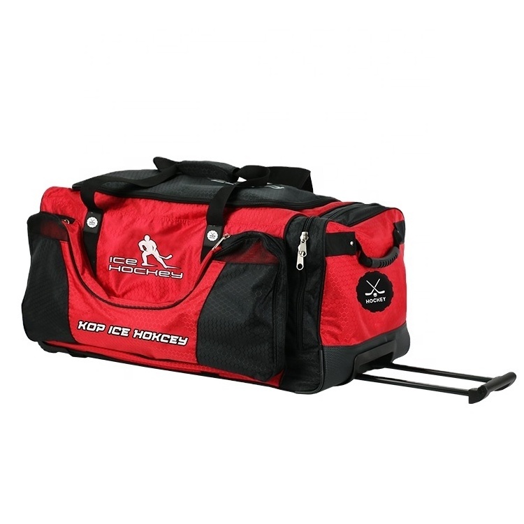 2021 KOP SPORTS OEM waterproof Heavy Duty Wheeled Ice Hockey Equipment Bag