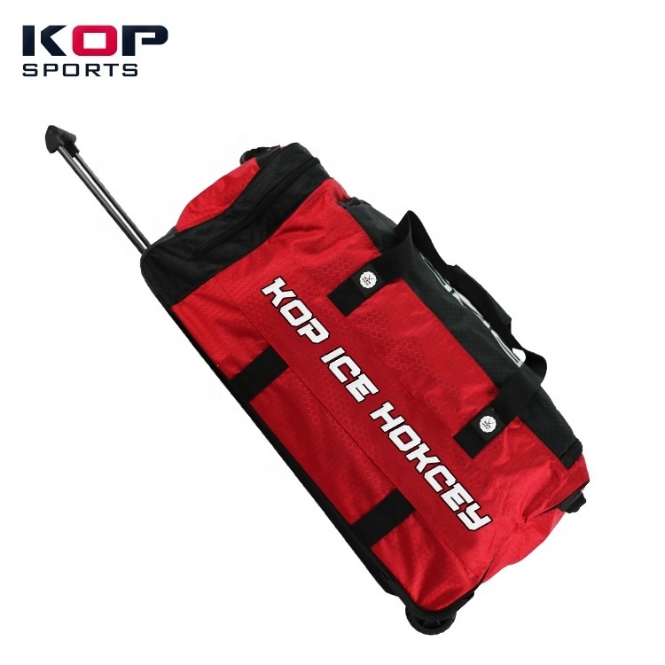 2021 KOP SPORTS OEM waterproof Heavy Duty Wheeled Ice Hockey Equipment Bag