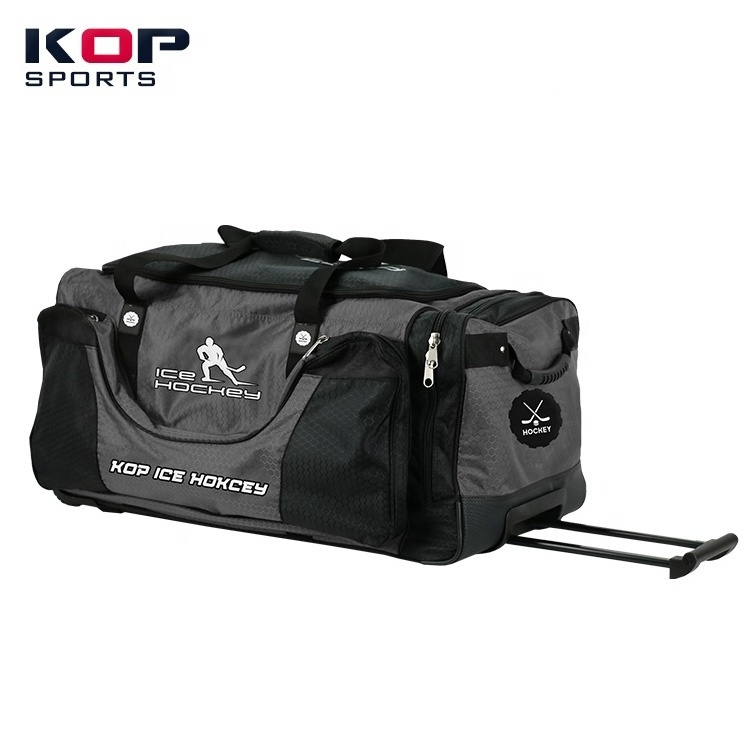 2021 KOP SPORTS OEM waterproof Heavy Duty Wheeled Ice Hockey Equipment Bag