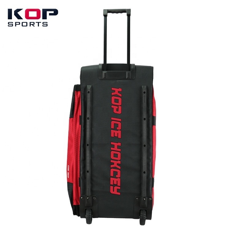 2021 KOP SPORTS OEM waterproof Heavy Duty Wheeled Ice Hockey Equipment Bag