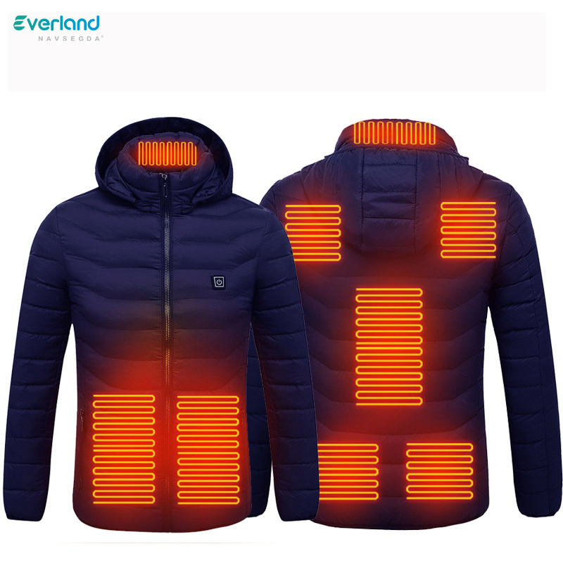 OEM Wholesale thermal outdoor wear powered self heated work puffer usb heated jacket heating jacket coat