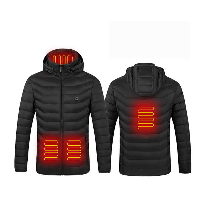 OEM Wholesale smart heating jacket thermal powered usb outdoor wear self heated work puffer coat heated jacket