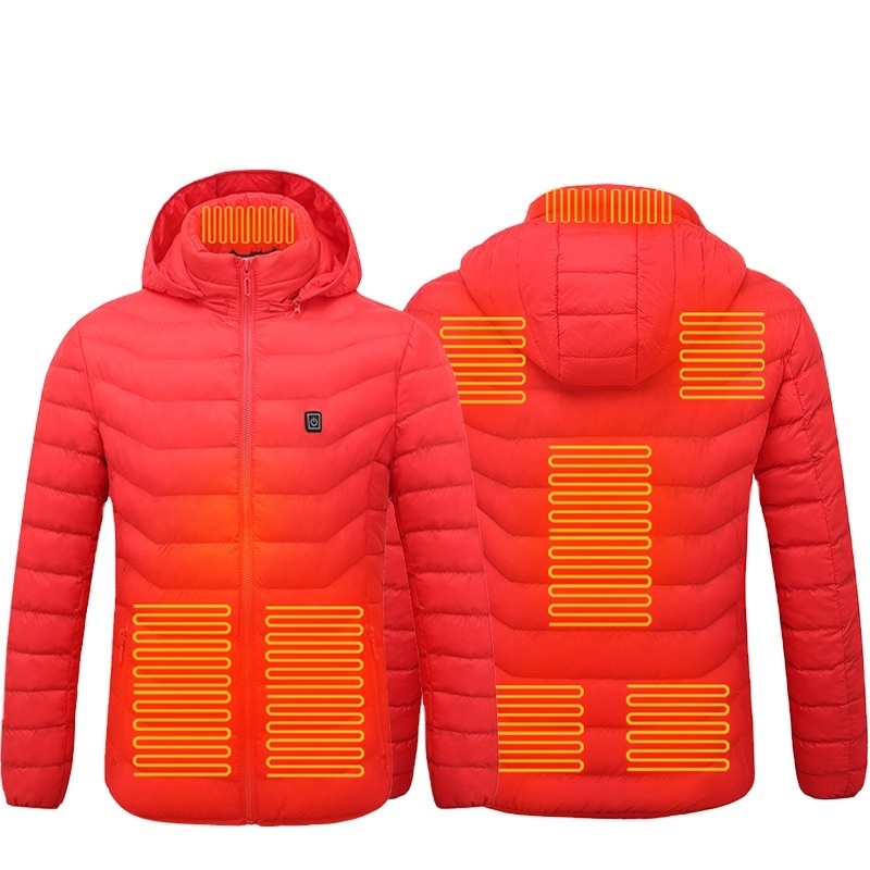 OEM Wholesale thermal outdoor wear powered self heated work puffer usb heated jacket heating jacket coat