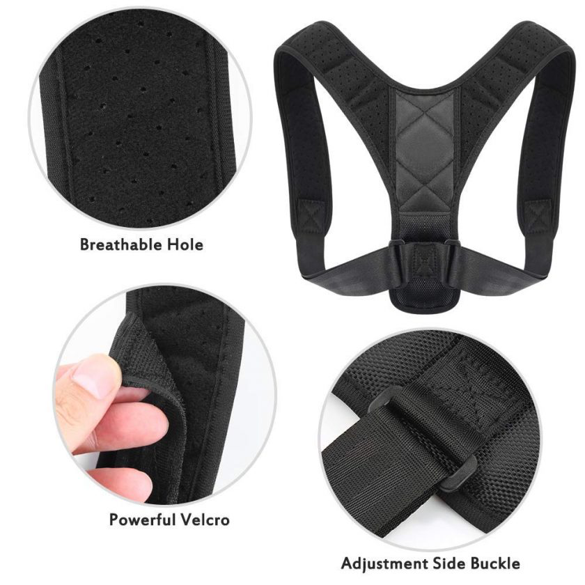 Kopus High quality therapy posture corrector back posture corrector brace support, Unisex adjustable posture corrector