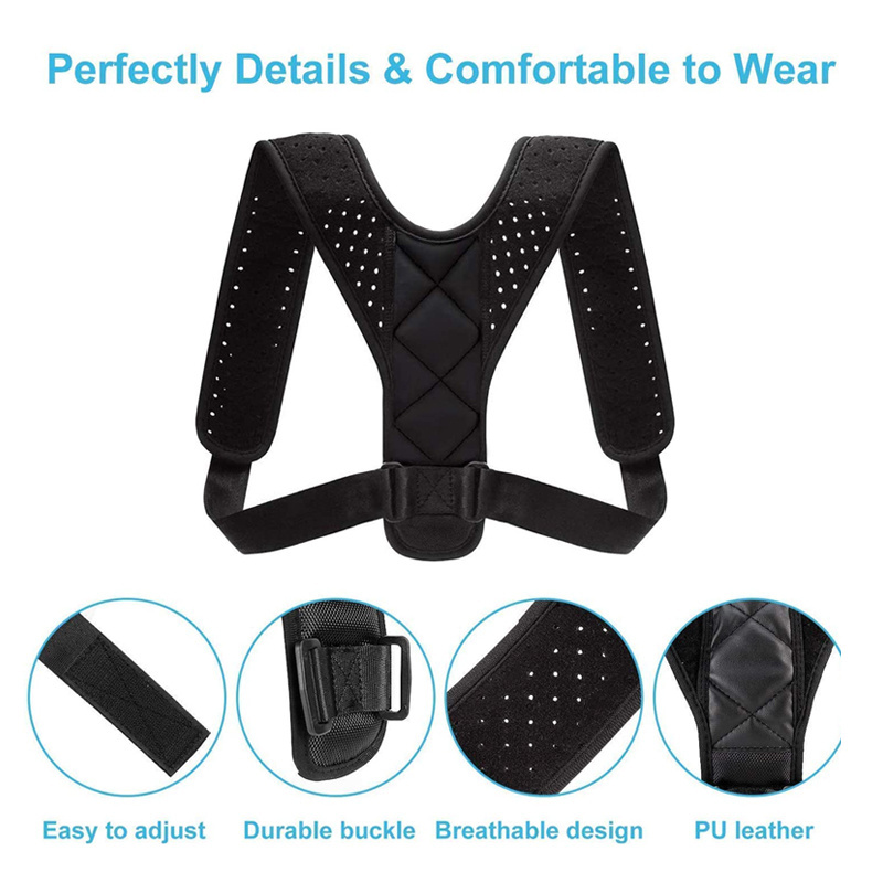 Kopus High quality therapy posture corrector back posture corrector brace support, Unisex adjustable posture corrector