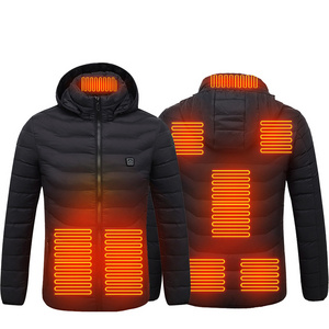 OEM Wholesale thermal outdoor wear powered self heated work puffer usb heated jacket heating jacket coat