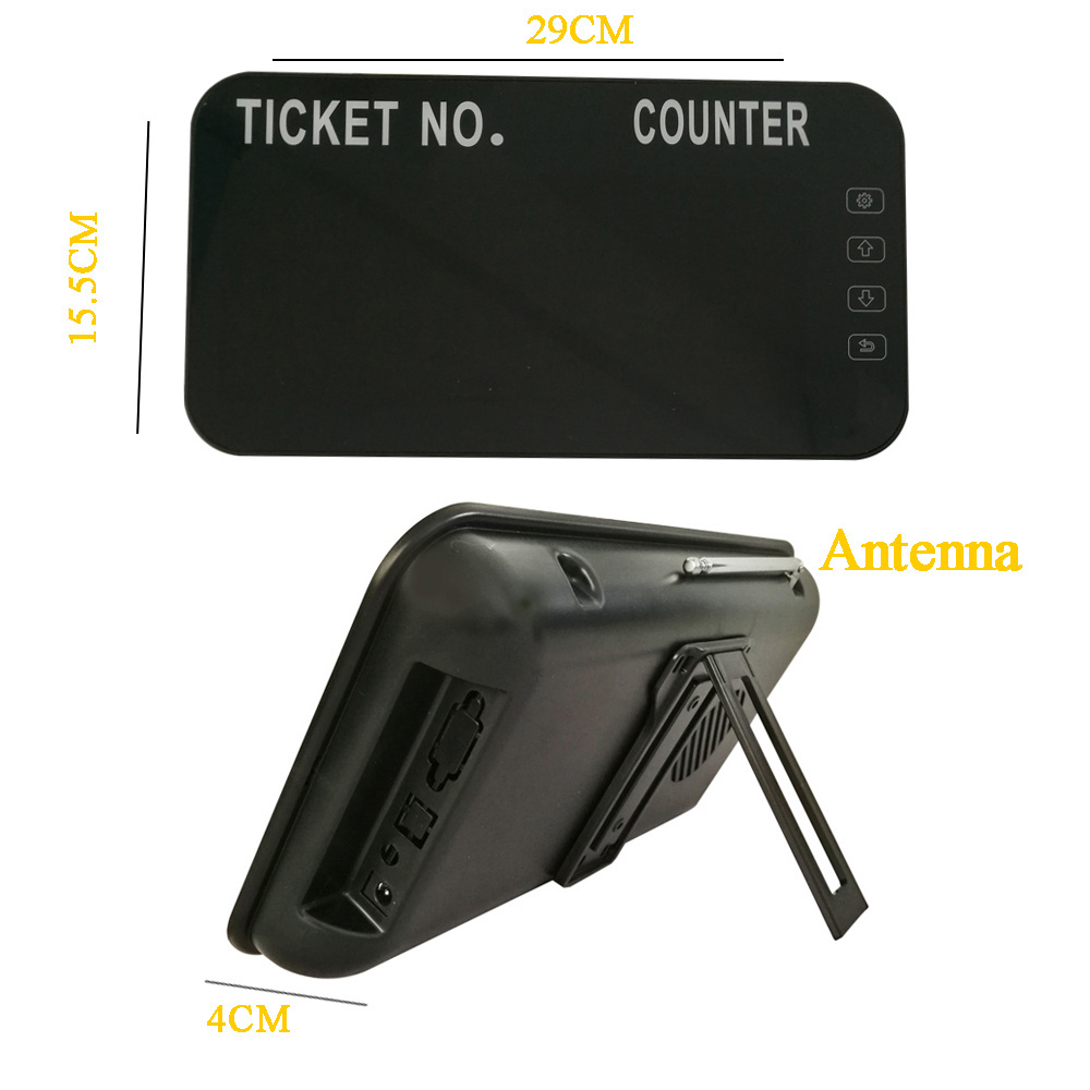 Simple Wireless Queue Management System Show Calling Number and Counter for Restaurant Bank Hospital