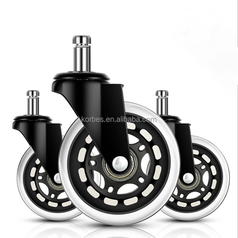 3 inch Office chair wheels replacement chair casters good quality caster wheel for office chair