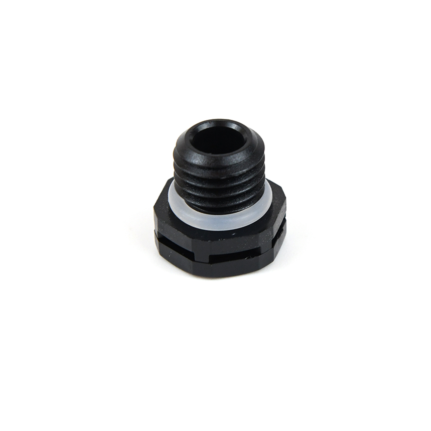 Black Vehicle Lighting M12*1.5 Plastic ePTFE Breathable Plug Valve