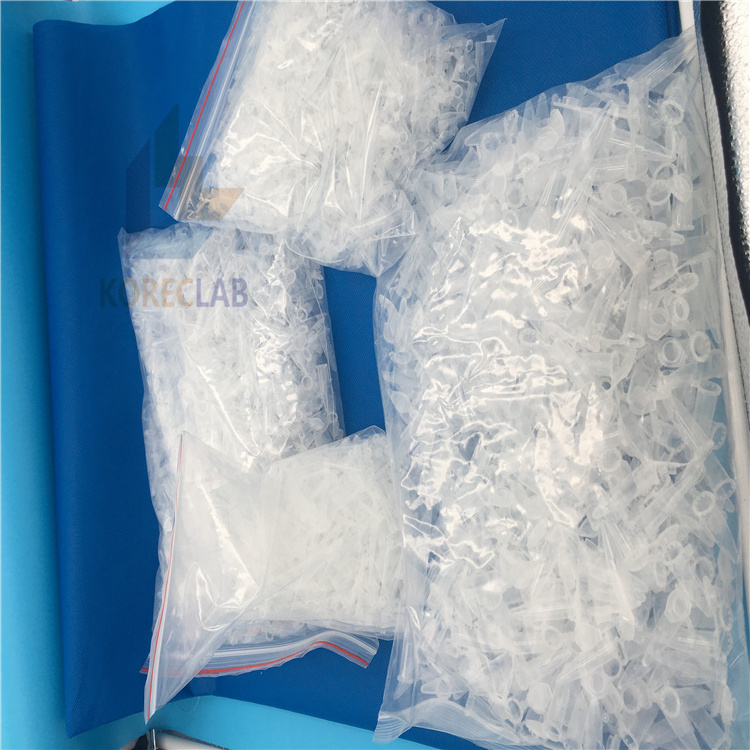 plastic  polypropylene dna free  microcentrifuge tubes