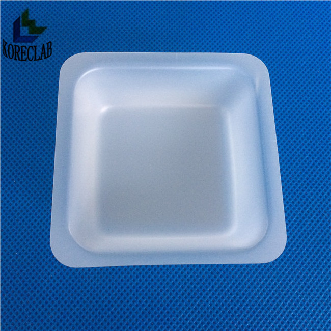 100 ml Medium Size Plastic Flat Bottom Square Sample Weighing Dish Weighing Boat