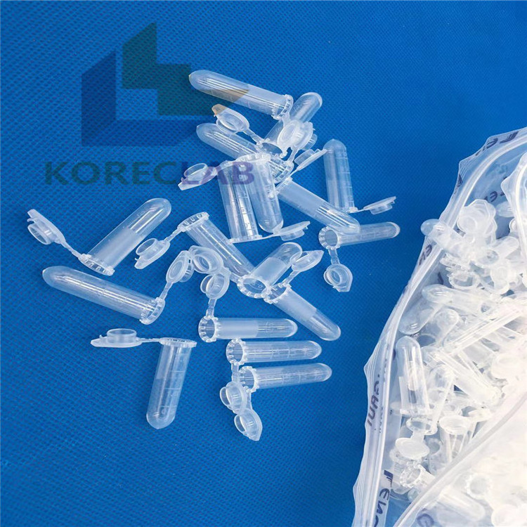 plastic  polypropylene dna free  microcentrifuge tubes