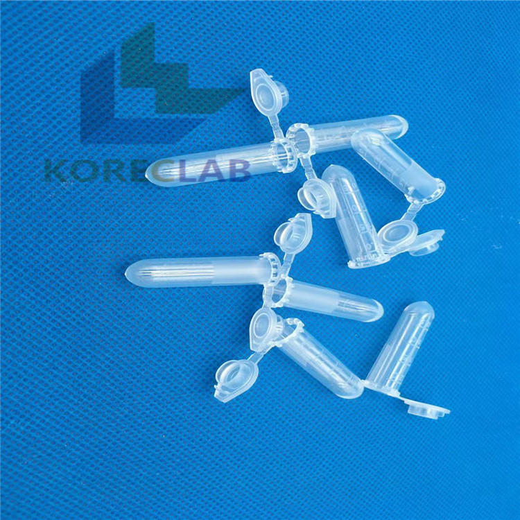 plastic  polypropylene dna free  microcentrifuge tubes