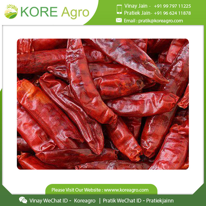 Spicy Red Chilli Whole Top Quality Indian Mexican Tasty Spice Manufacturer Global Supplier