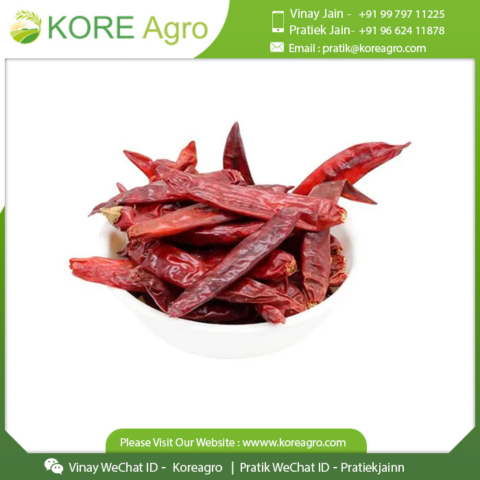 Hot Spicy Red Chilli Whole Export Quality Indian Mexican Tasty Spice Manufacturer