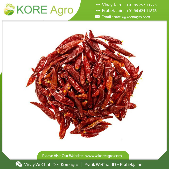 Hot Spicy Red Chilli Whole Export Quality Indian Mexican Tasty Spice Manufacturer