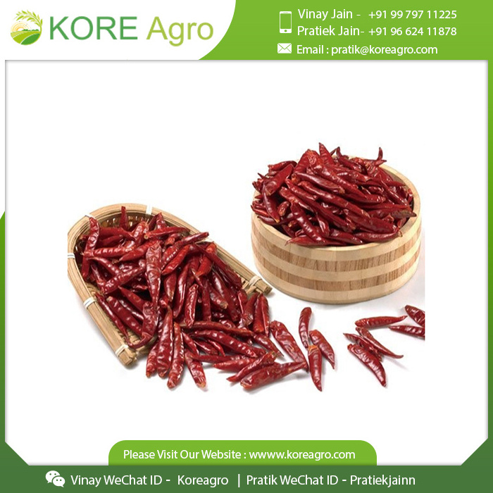 Hot Spicy Red Chilli Whole Export Quality Indian Mexican Tasty Spice Manufacturer