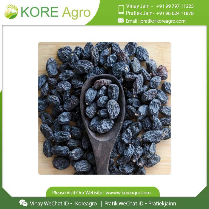 100% Natural Sweet Flavored Dietary Product Raisin Black Dried Seedless Vitamin C Enriched Raisins Dry Fruit