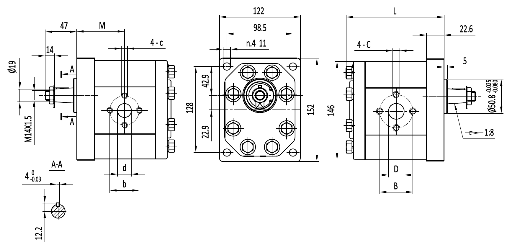 Group30 KGP3E8 sauer sundstrand hydraulic pump