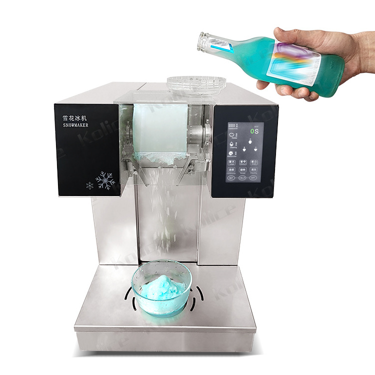 Shaving snowflake machine snow cone maker machine snowflake ice maker machine